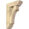 Ekena Millwork Westlake Slat Rough Sawn Bracket w/ Offset Brace, Douglas Fir, 8"W x 24"D x 36"H BKT0806X24X36WTL06RDF - alternate 1